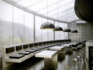 Restaurant Modèle 3D