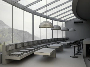 Ristorante Modello 3D