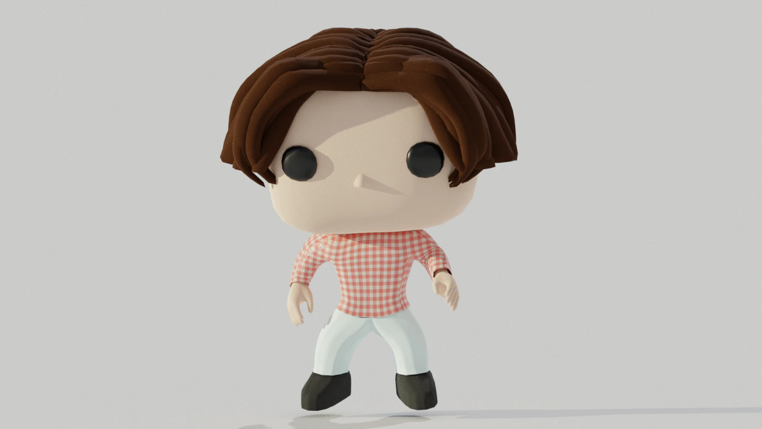 LOWPOLLY BRO - NFT 3D Model .c4d .max .obj .3ds .fbx .stl .blend 