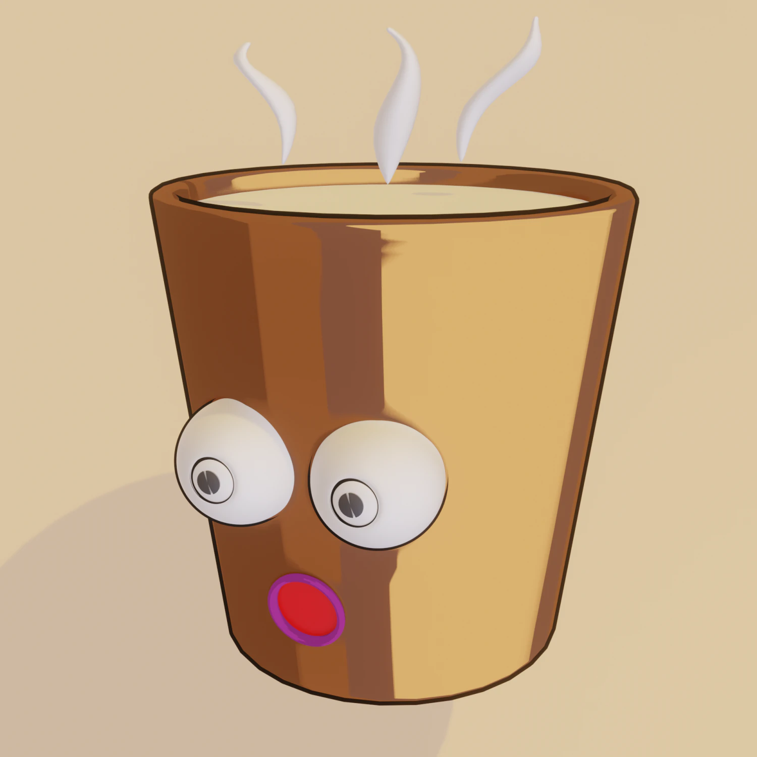 COFFEE 3D Model .c4d .max .obj .3ds .fbx .stl .blend