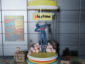 Huggy Wuggy 3D Модель