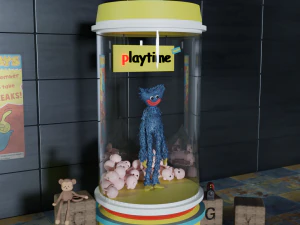 Huggy Wuggy 3D Model