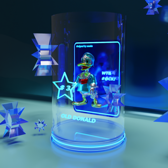 Donald Duck 3D Model .c4d .max .obj .3ds .fbx .stl .blend