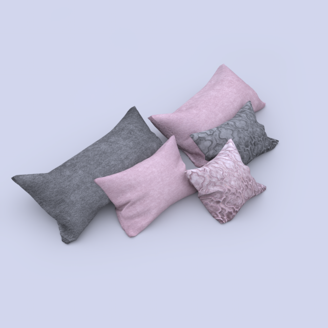 Pillow Model 3D .c4d .max .obj .3ds .fbx .stl .blend 