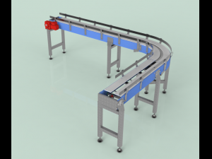 CONVEYOR INDUSTRIAL FOR MATERIAL Model 3D