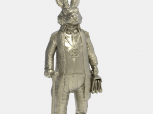 New year rabbit 3Dプリントモデル