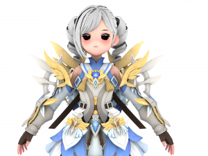 Supery girl 3 rigged Modelo 3D