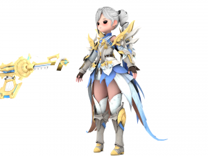 Supery girl 3 rigged Modelo 3D