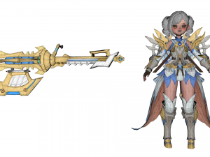 Supery girl 3 rigged Modelo 3D
