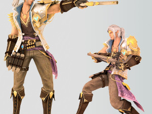 Santiago girl warrior xiii century 3D 模型