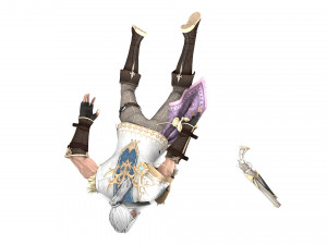 Santiago girl warrior xiii century 3D Модель