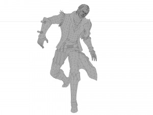 Santiago girl warrior xiii century 3D Модель