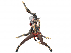 Girl knight 3d female warrior Model 3D
