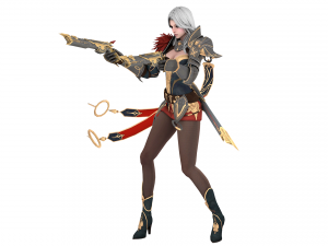 Girl knight 3d female warrior Model 3D