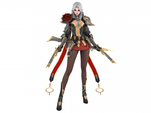 Girl knight 3d female warrior Model 3D