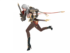 Girl knight 3d female warrior Model 3D