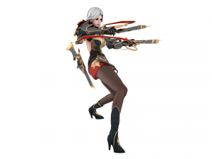 Girl knight 3d female warrior Model 3D