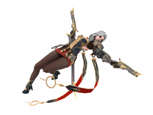 Girl knight 3d female warrior Model 3D