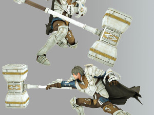 Santiago boy warrior xiii century 3D 模型