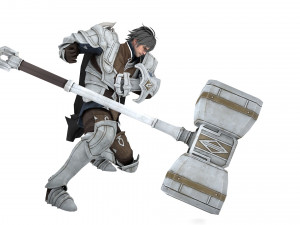 Santiago boy warrior xiii century Modèle 3D