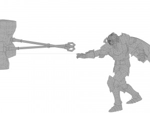 Santiago boy warrior xiii century Modèle 3D