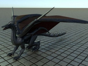 Land dragon 3Dモデル