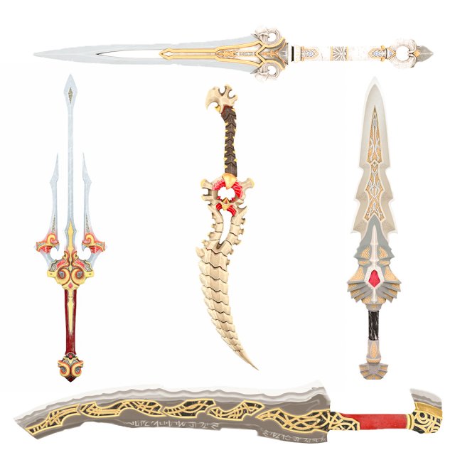 Game ready Weapon pack 3D Модель .c4d .max .obj .3ds .fbx .stl .blend 
