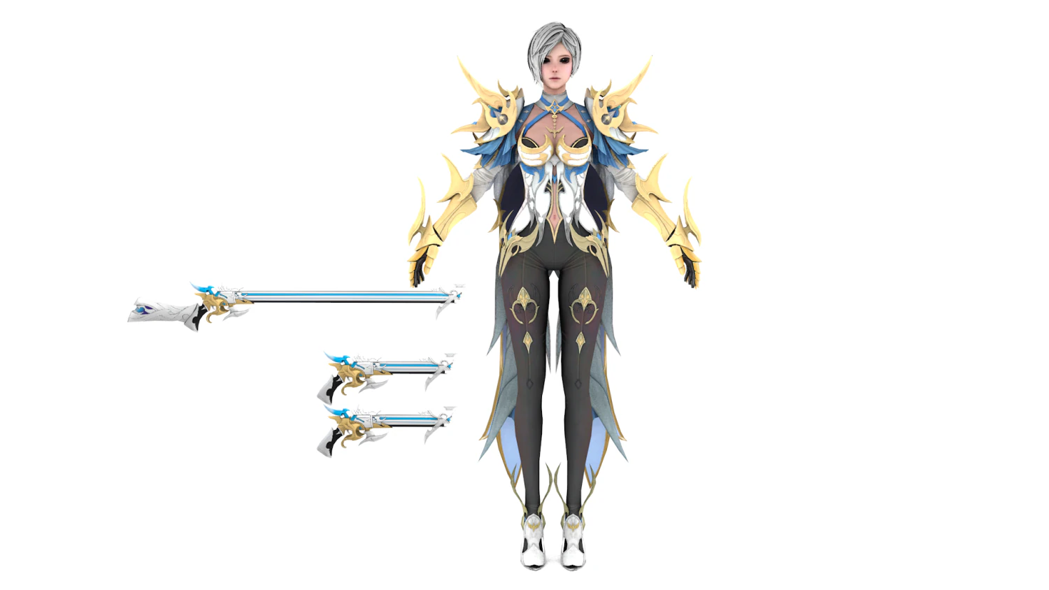 Freya Character 3D 3D Model .c4d .max .obj .3ds .fbx .stl .blend 
