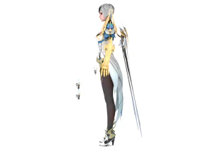 Freya Character 3D 3D Model