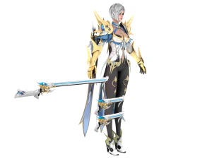 Freya Character 3D 3D Model