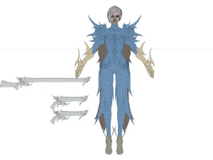 Freya Character 3D 3D Model