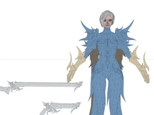 Freya Character 3D 3D Model