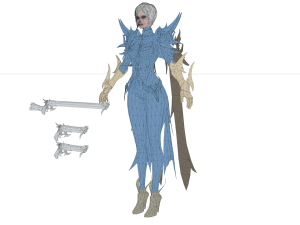 Freya Character 3D Modelo 3D