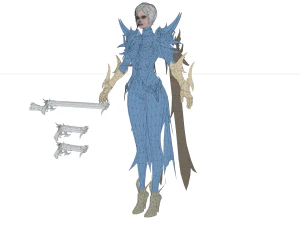 Freya Character 3D 3D Model