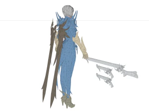 Freya Character 3D 3D Model
