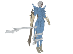 Freya Character 3D Modelo 3D