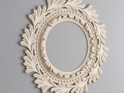 Classic Ceiling Plaster 001 3Dモデル