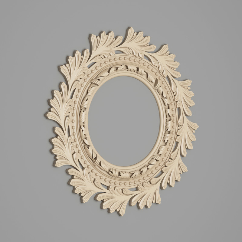 Classic Ceiling Plaster 001 3D Модель .c4d .max .obj .3ds .fbx .stl .blend 