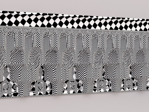 क्लासिक इस्लामिक मुकर्नस कॉर्निस 001 3D मॉडल