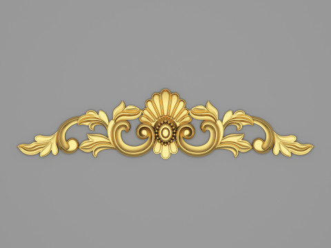 Classic Carved 001 3D 模型