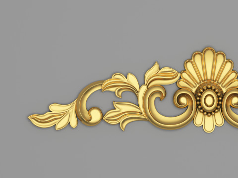 Classic Carved 001 3D 模型