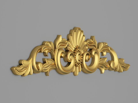 Classic Carved 001 3D 模型