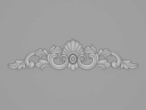 Classic Carved 001 3D 模型