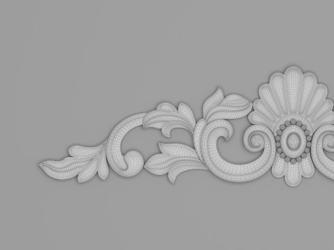 Classic Carved 001 3D 模型