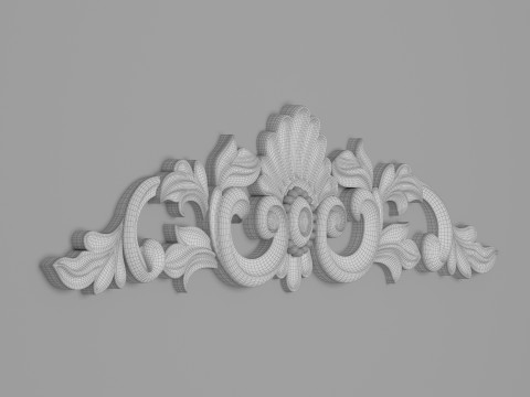 Classic Carved 001 3D 模型