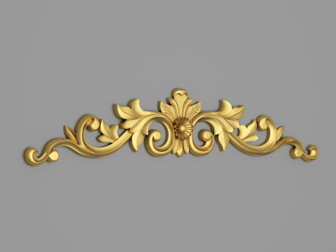 Classic Carved 002 3D Model