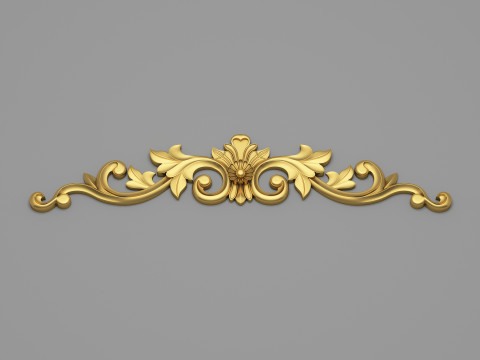 Classic Carved 002 Modello 3D