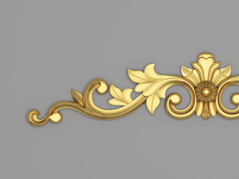 Classic Carved 002 Modello 3D