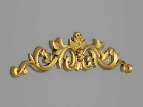 Classic Carved 002 Modello 3D