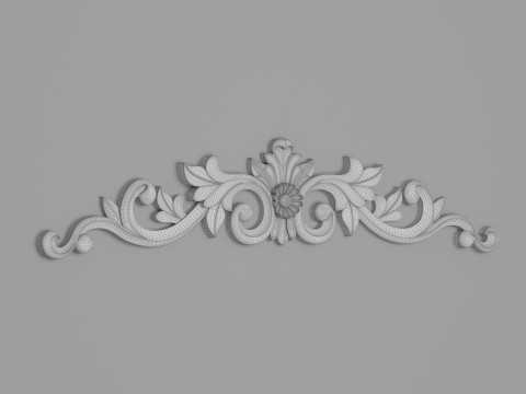 Classic Carved 002 Modello 3D